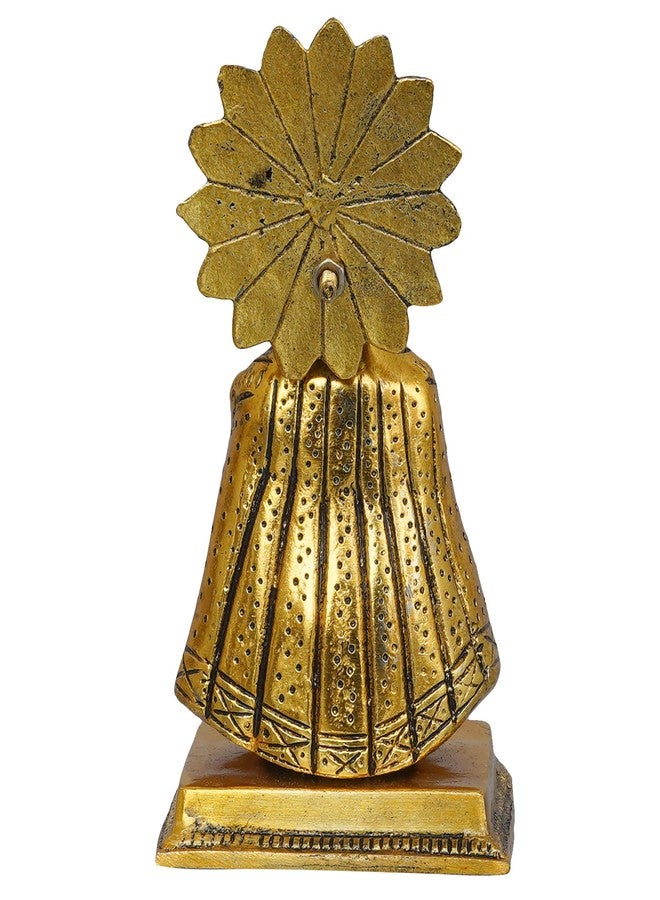 Webelkart Premium Baba Khatu Shyam ji Idol Statue Showpiece for Home and Pooja Decoration | Khatu Shyam Murti for Home and Car Dashboard | Diwali Corporate Gifting (Gold, 6.5 Inches) - Image 5